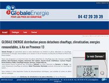 Tablet Screenshot of globale-energie.com